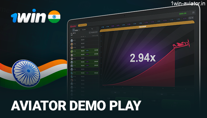 Play the 1Win Aviator demo game for free in India